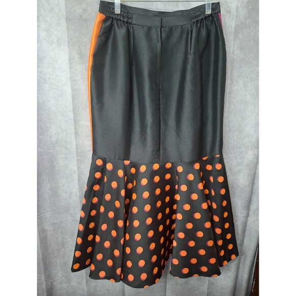 Donna Vinci 2pc Polka Dot Skirt Suit Sz 12 Rhinestones Clown Dopamine Colorful - Picture 15 of 16